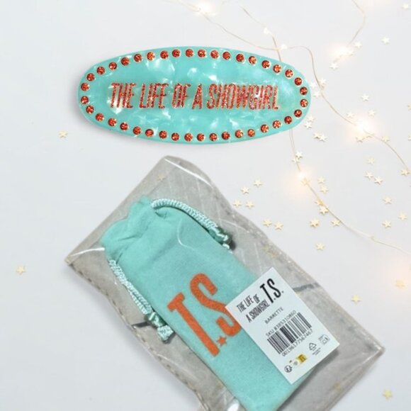 Taylor Swift Pearlescent Hair Brush & Barrette Gift Set The Life of a Showgirl - Picture 7 of 12